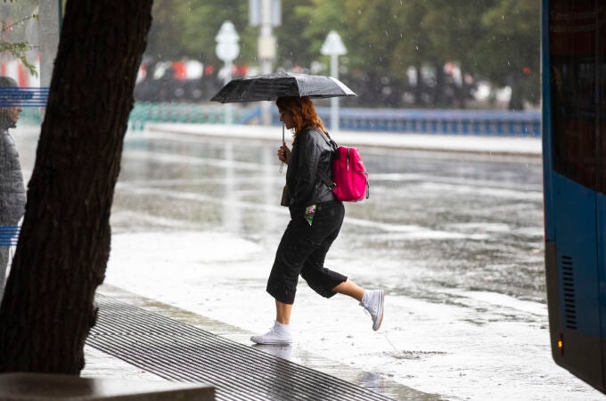 Lluvias en Madrid 