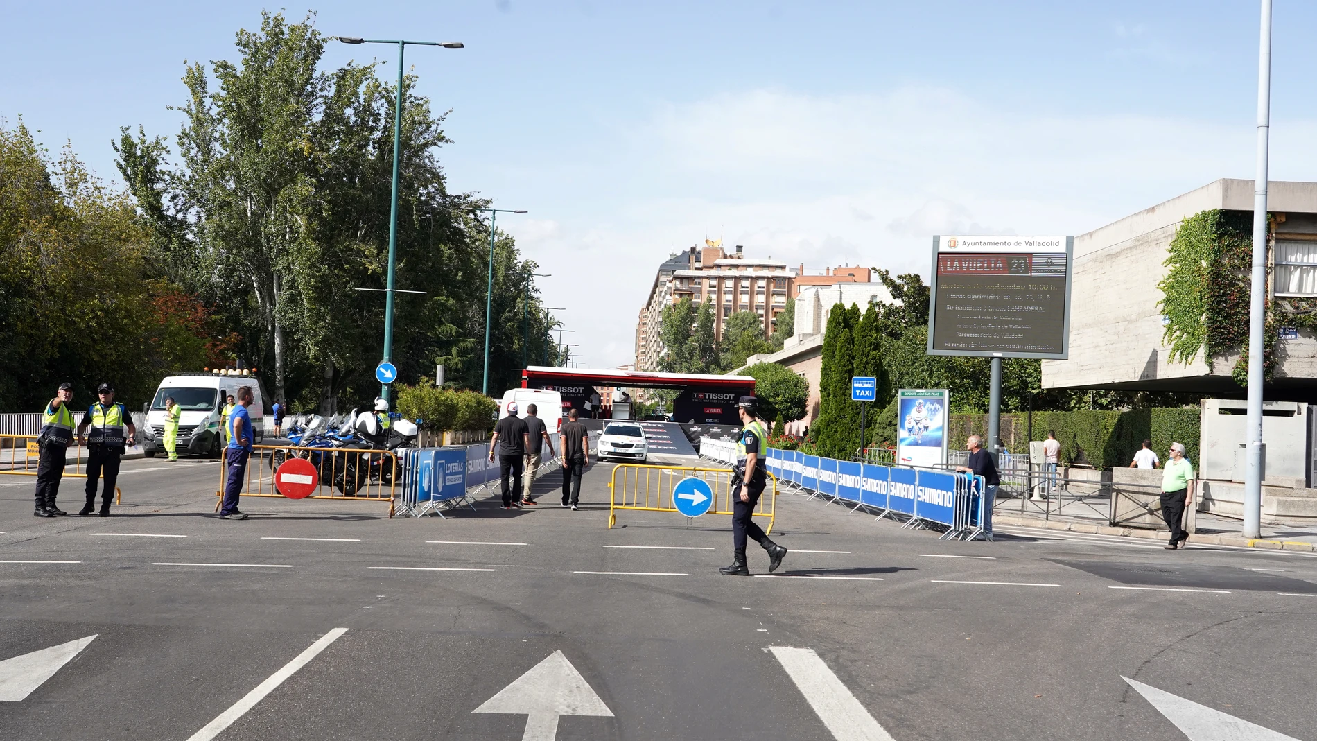 Cortes de tráfico por la Vuelta Ciclista a España en Valladolid