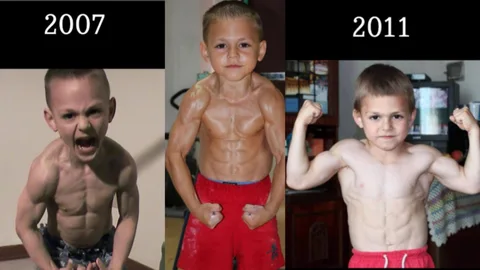 A través de varios vídeos compartidos en TikTok muestra su evolución hasta la actualidad donde tiene 19 años
