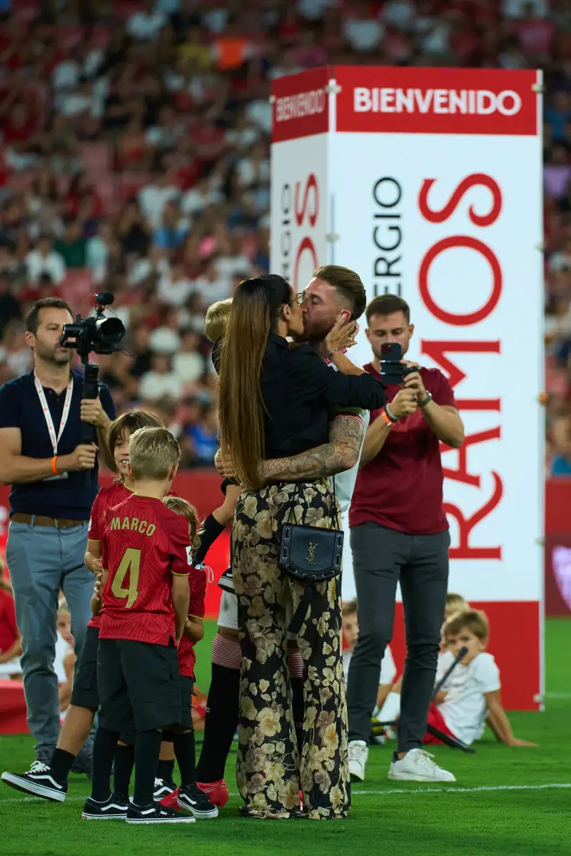 Presentation of Sergio Ramos for Sevilla Fc