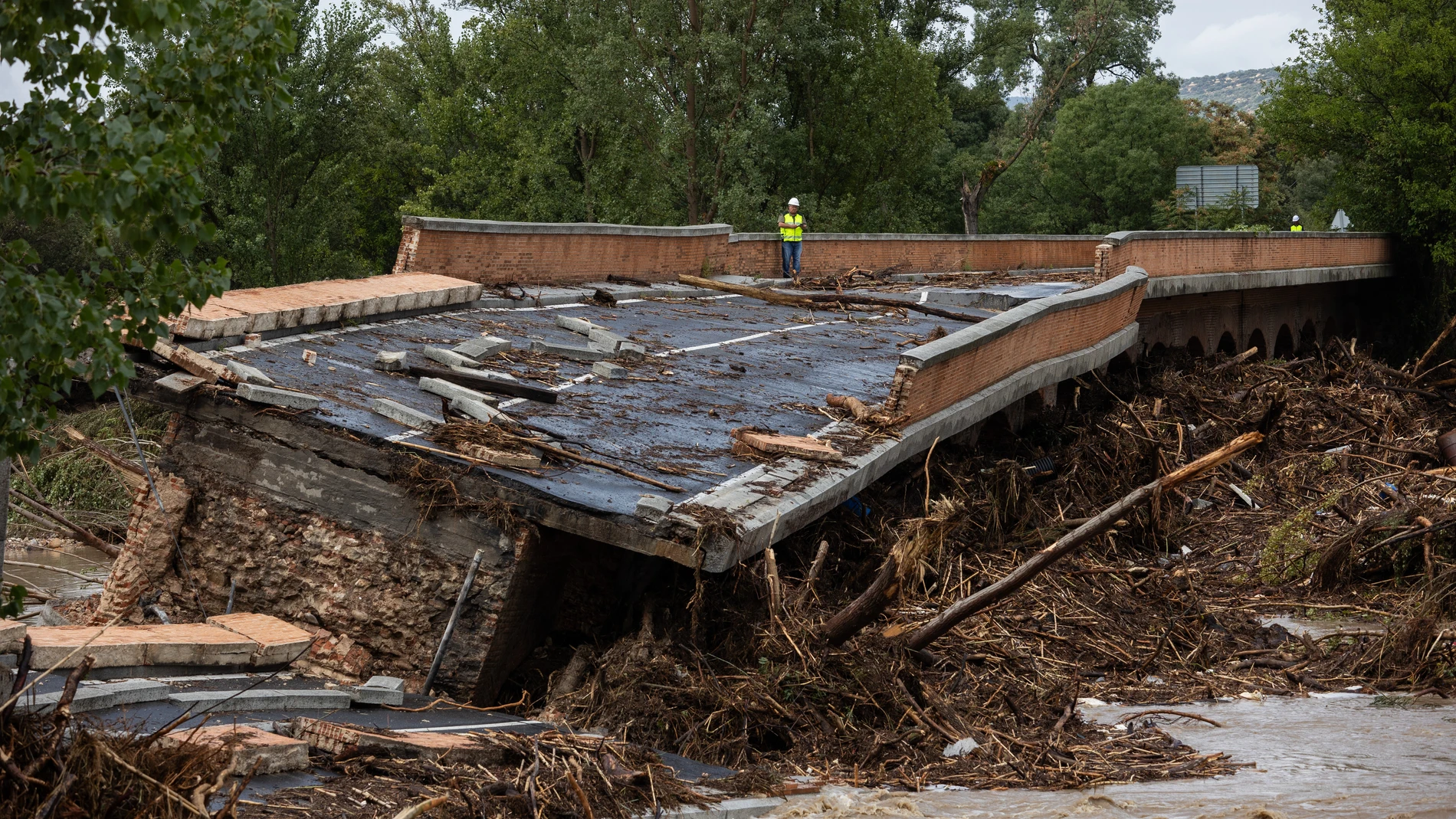 Imagen de los destrozos de la DANA a principios de este mes de septiembre