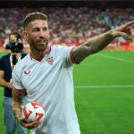 Presentation of Sergio Ramos for Sevilla Fc