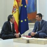 Pedro Sánchez y Álvaro García