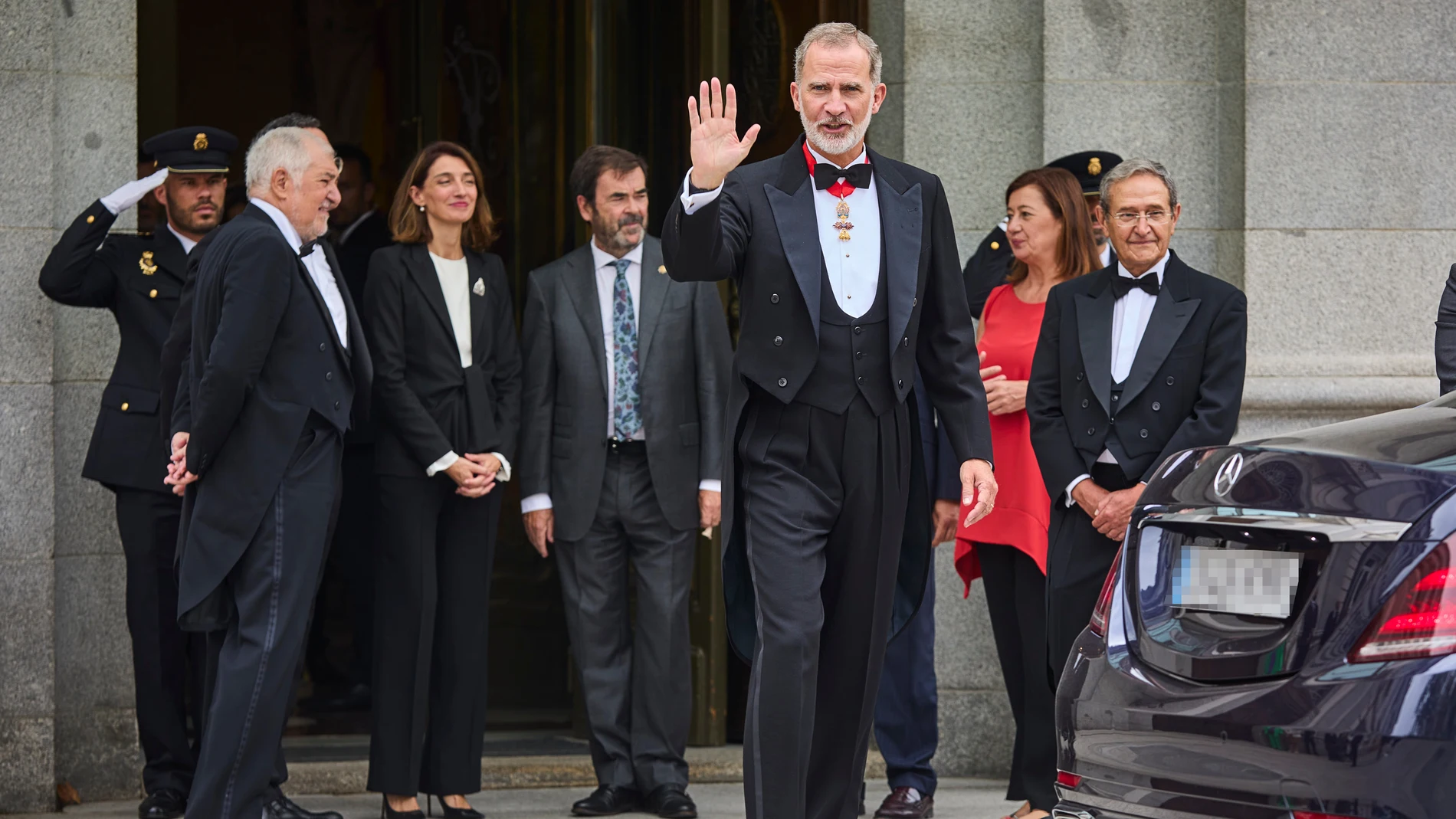 El rey Felipe VI y Fernando Marín, en la apertura del año judicial en el Tribunal Supremo.