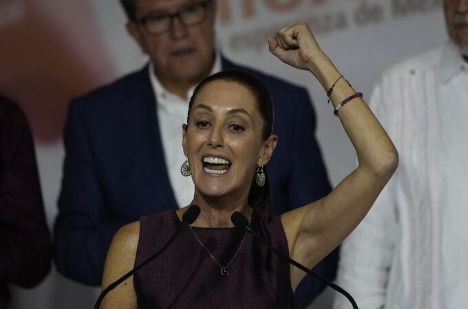 Claudia Sheinbaum, tras ser elegida candidata de Morena a las elecciones presidenciales mexicana de junio de 2024