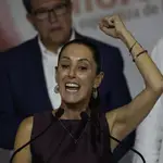 Claudia Sheinbaum, tras ser elegida candidata de Morena a las elecciones presidenciales mexicana de junio de 2024