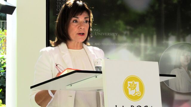 La presidenta y consejera delegada del Consejo Mundial de Viaje y Turismo (WTTC), Julia Simpson