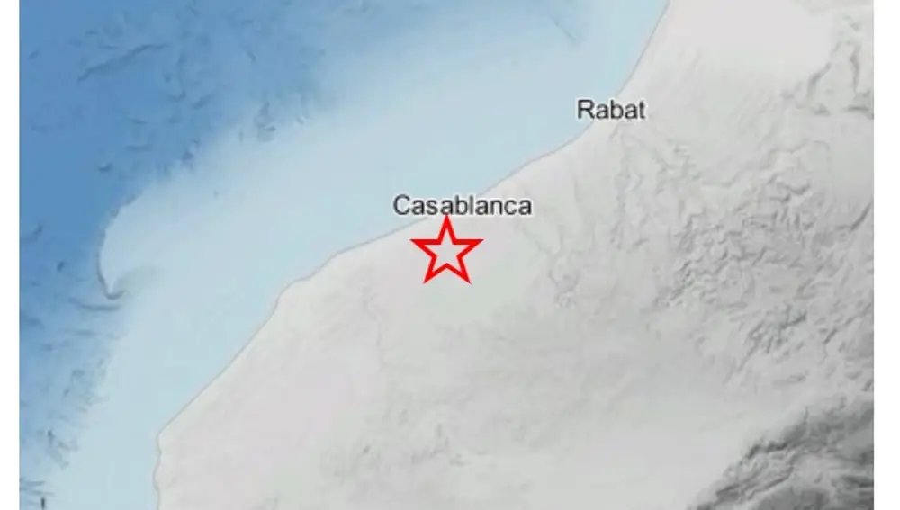 Epicentro en Casablanca de un segundo movimiento sísmico 