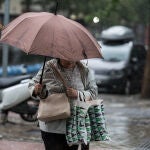 Chubascos y tormentas en la Comunidad de Madrid