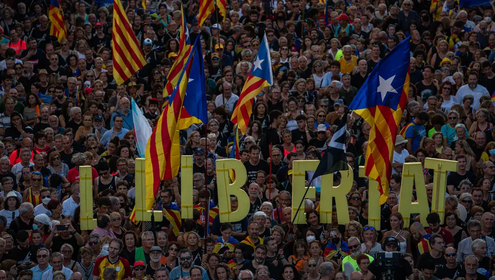 El independentismo llega a la Diada con la amnistía como condición a Sánchez en el foco