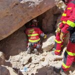 La UME rescata cuerpos en Marruecos