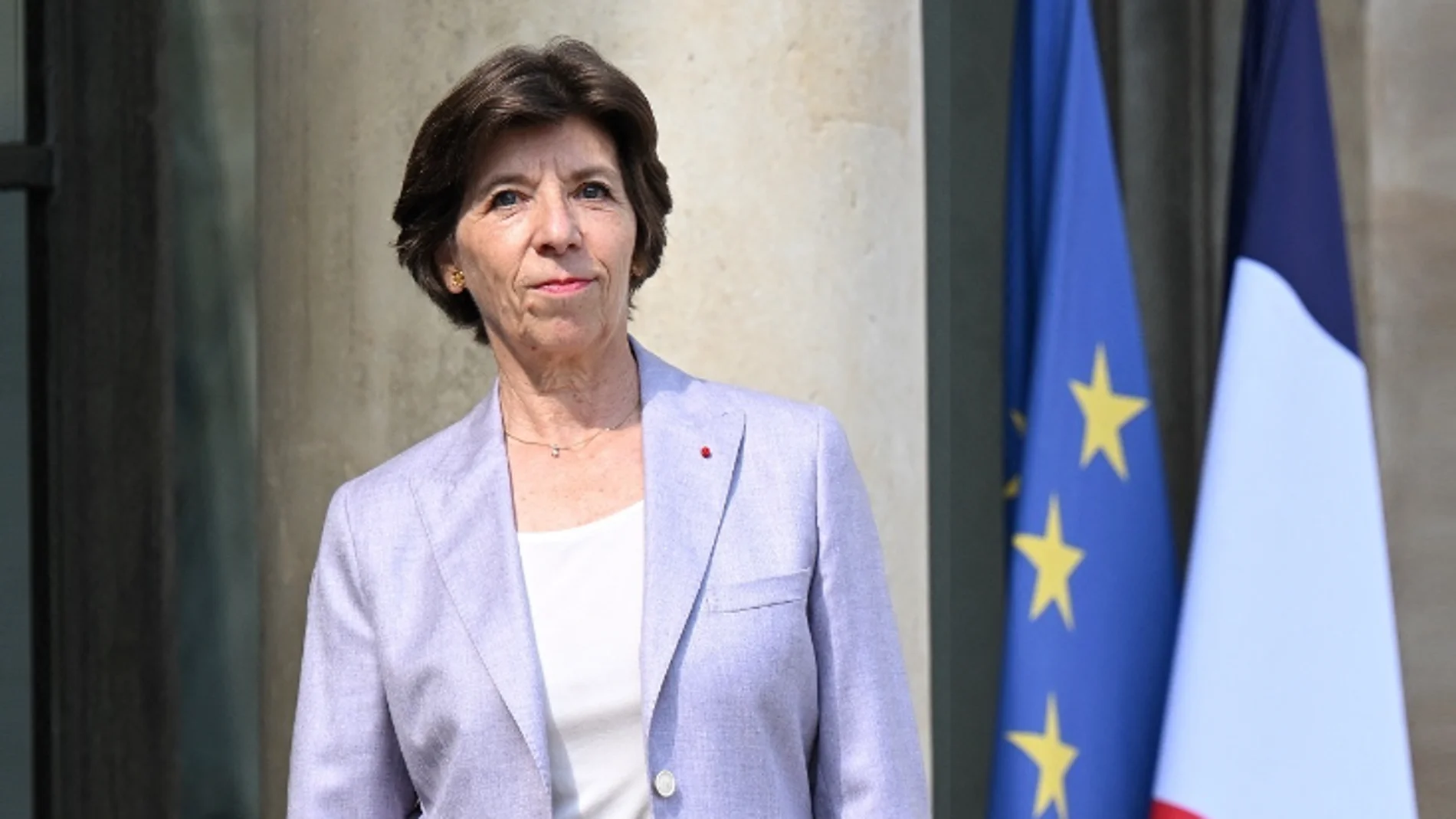La ministra de Exteriores de Francia Catherine Colonna