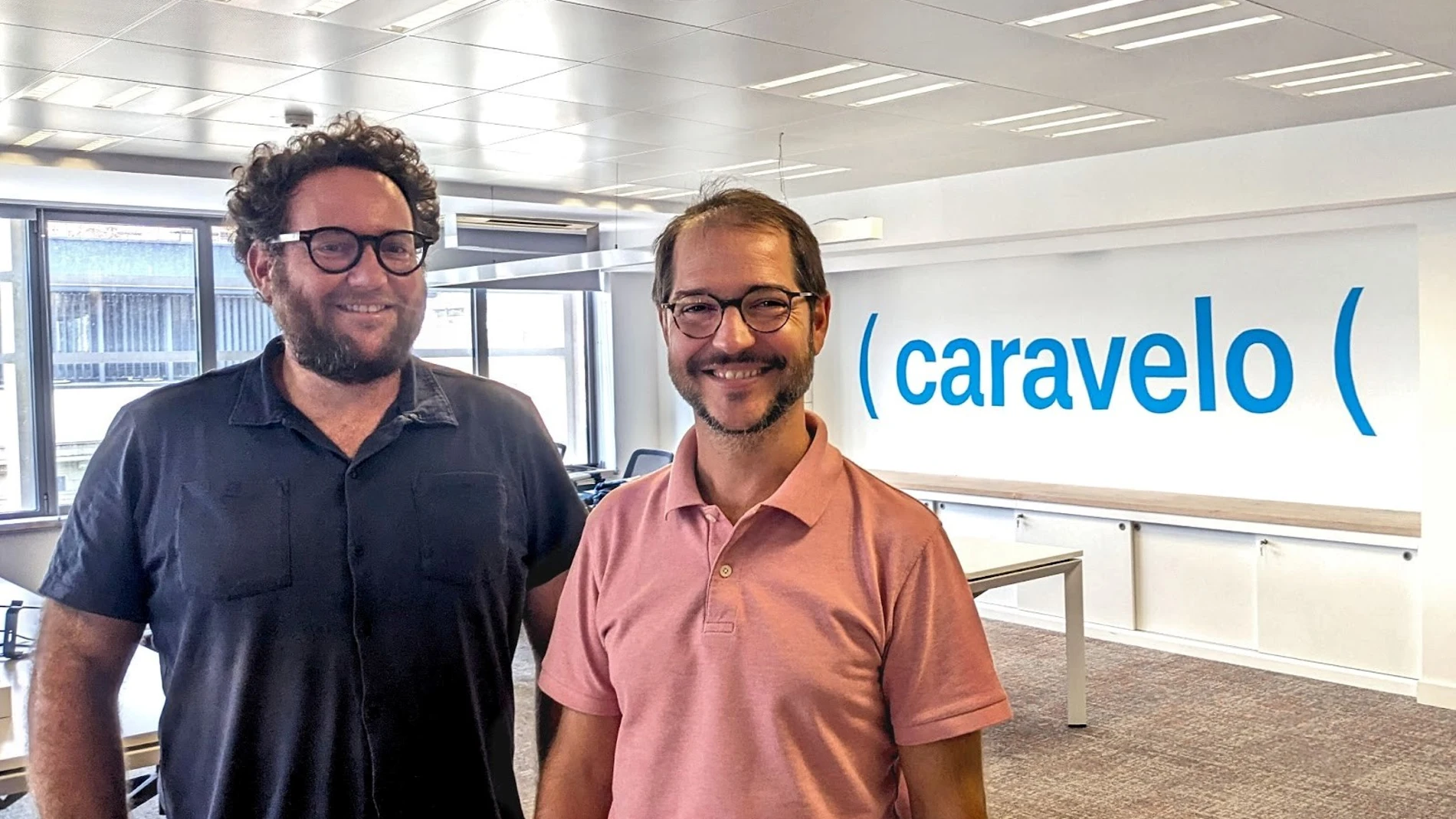 Iñaki Uriz y José Luis Vilar, co fundadores de Caravelo