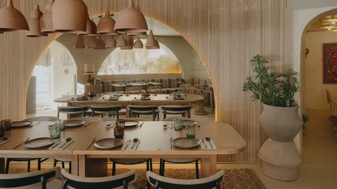 Una de las zonas del restaurante