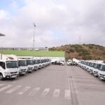 Vehículos de la empresa Limasa