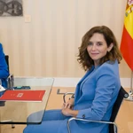 Reunión de Ayuso con Mónica García del grupo parlamentario Más Madrid 