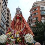 La Virgen de la Fuensanta vuelve este martes a su santuario tras permanecer 796 días en la Catedral de Murcia
