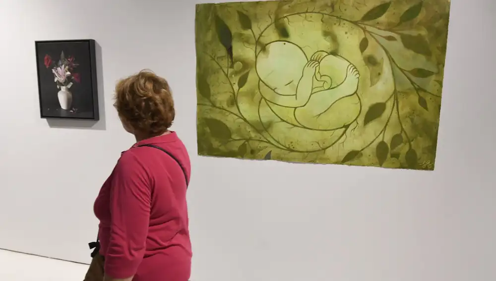 Detalle de la muestra en la Fundación Valentín de Madariaga