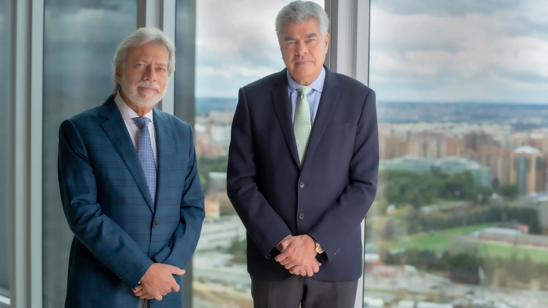 D. Luis Amodio y D. Muaricio Amodio, presidente y vicepresidente ejecutivos de OHLA