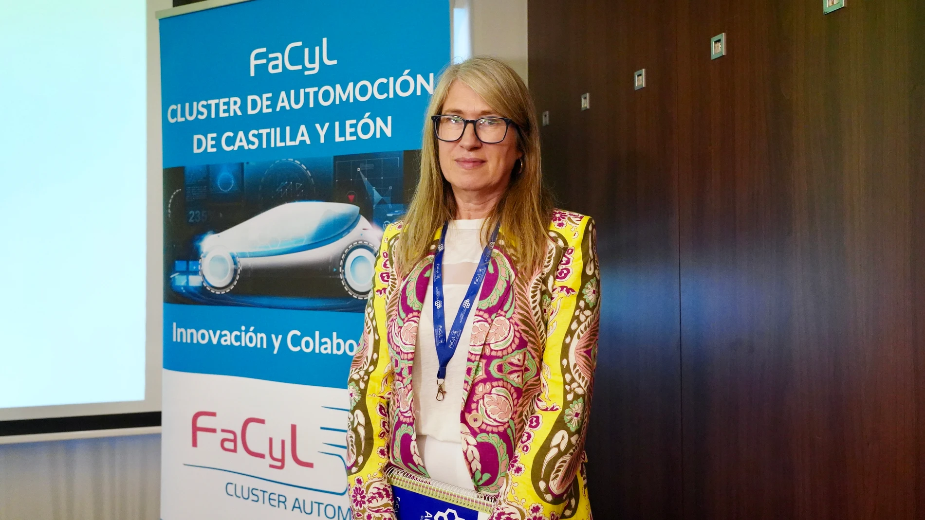 La directora de FaCyL, Ana Núñez presenta la primera edición de los Premios de Automoción y Movilidad