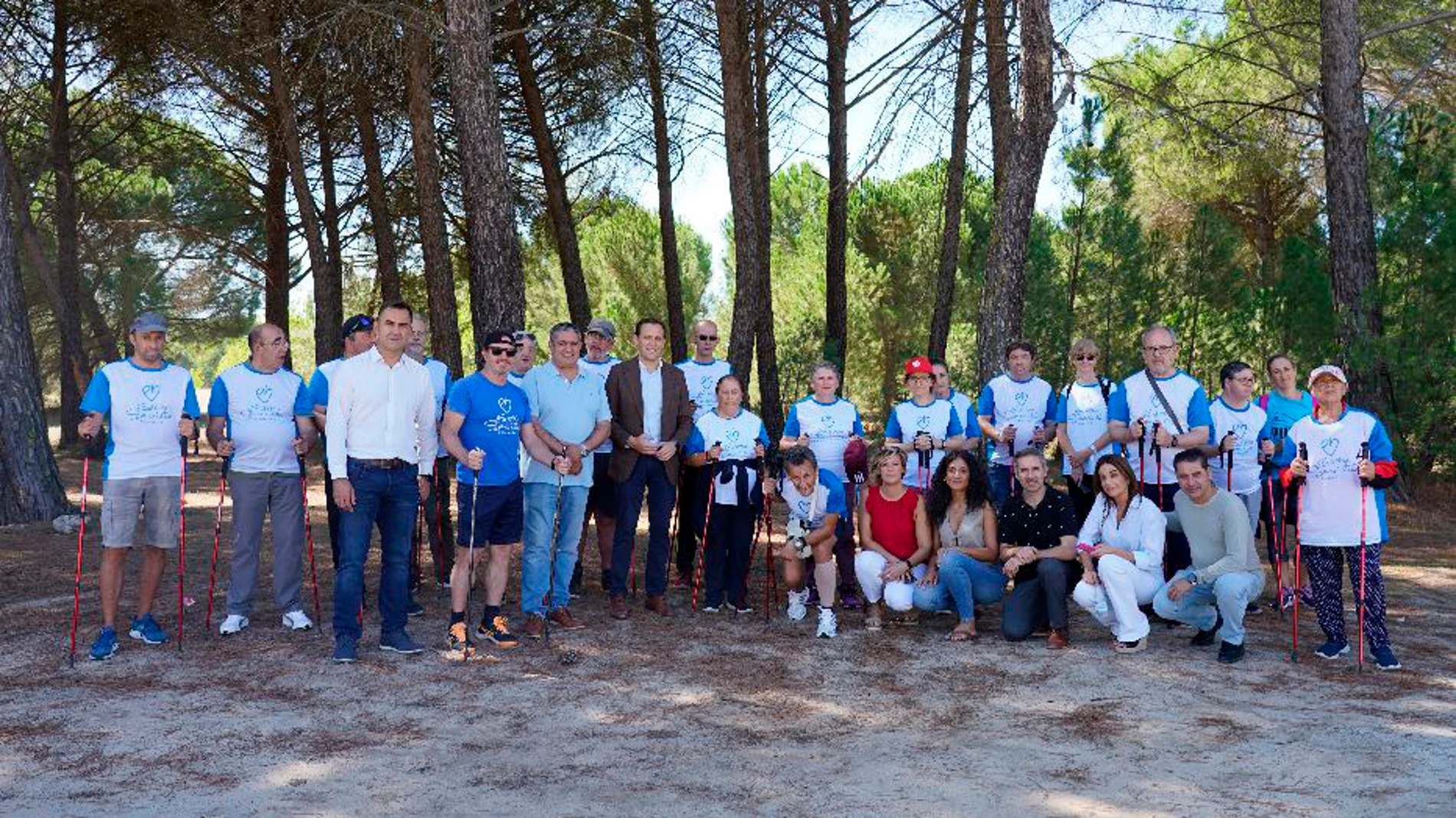 El presidente de la Diputación de Valladolid, Conrado Íscar, participa en una jornada de salud mental y deporte en Tudela de Duero