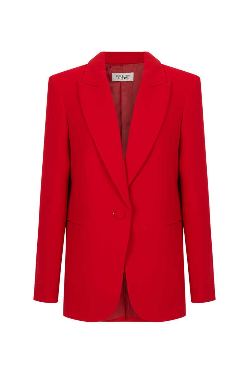 Blazer roja.