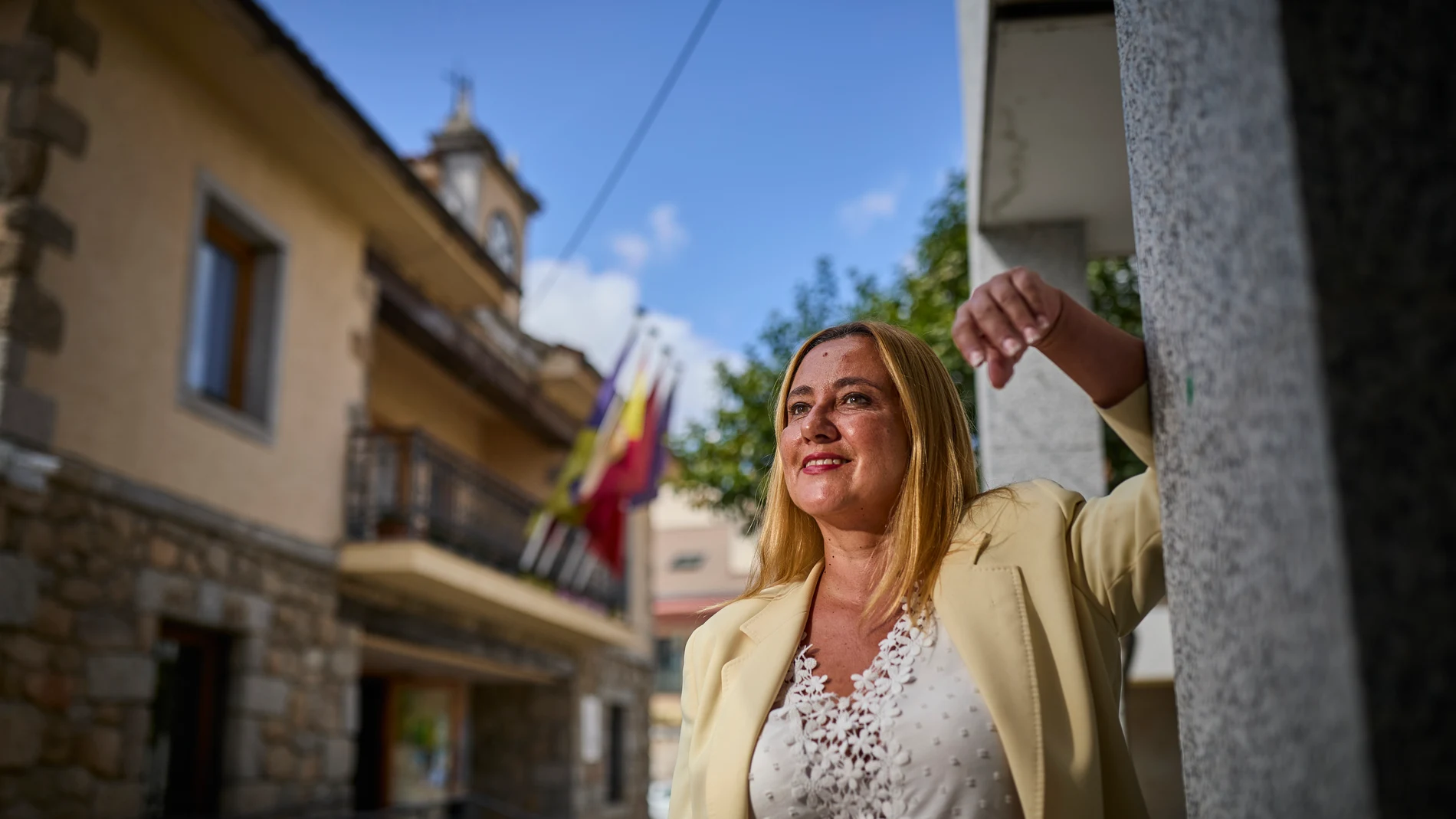 Entrevista con Almudena Negro, alcaldesa de Torrelodones. © Alberto R. Roldán / Diario La Razón. 14 09 2023