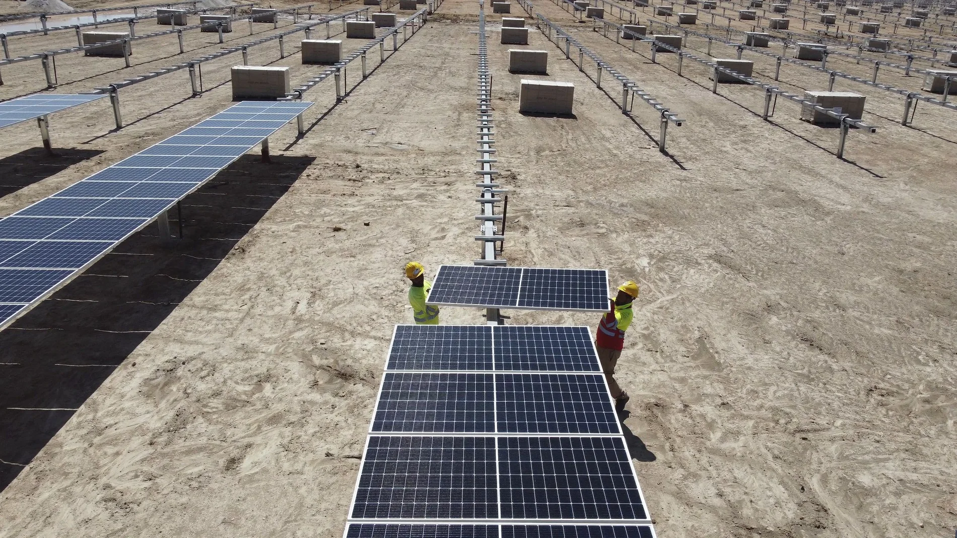 Iberdrola ha finalizado la construcción de su primer proyecto fotovoltaico en Salamanca, el de la planta Villarino, con una potencia de 50 megavatios