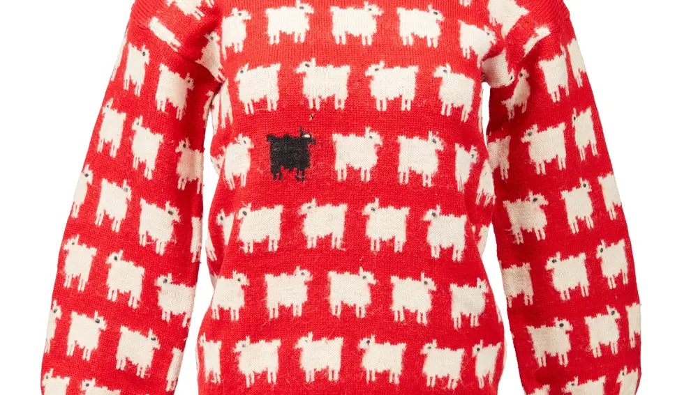 El suéter de Lady Di con una oveja negra se subasta por un récord de 1,1 millón de dólares