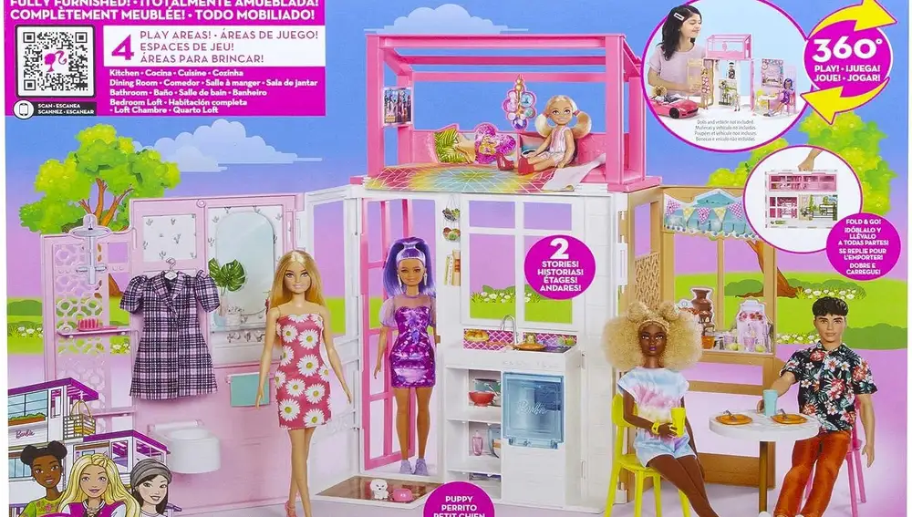 Casa de muñecas de Barbie en oferta