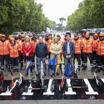 MADRID.-Circuitos de seguridad vial, deporte y talleres celebran en El Retiro la Semana Europea de la Movilidad