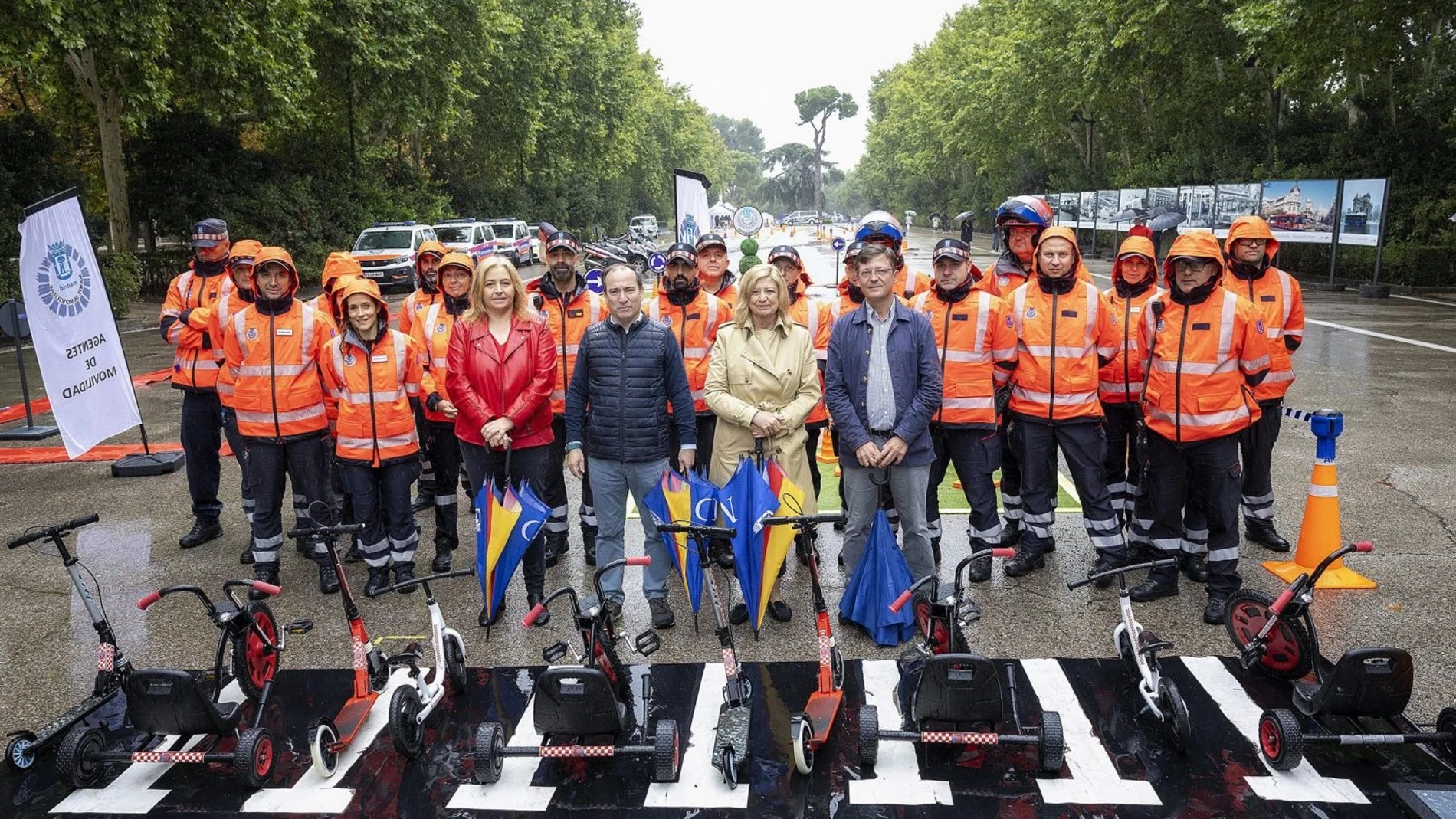 MADRID.-Circuitos de seguridad vial, deporte y talleres celebran en El Retiro la Semana Europea de la Movilidad