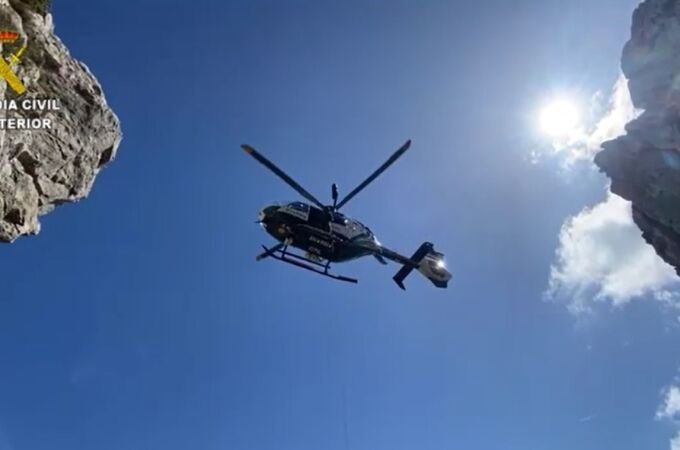 Helicóptero de la Guardia Civil.