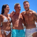 Tony Spina con su padre y su hermana
