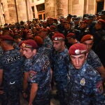 Armenians protest against Azerbaijan's military actions in Nagorno-Karabakh region