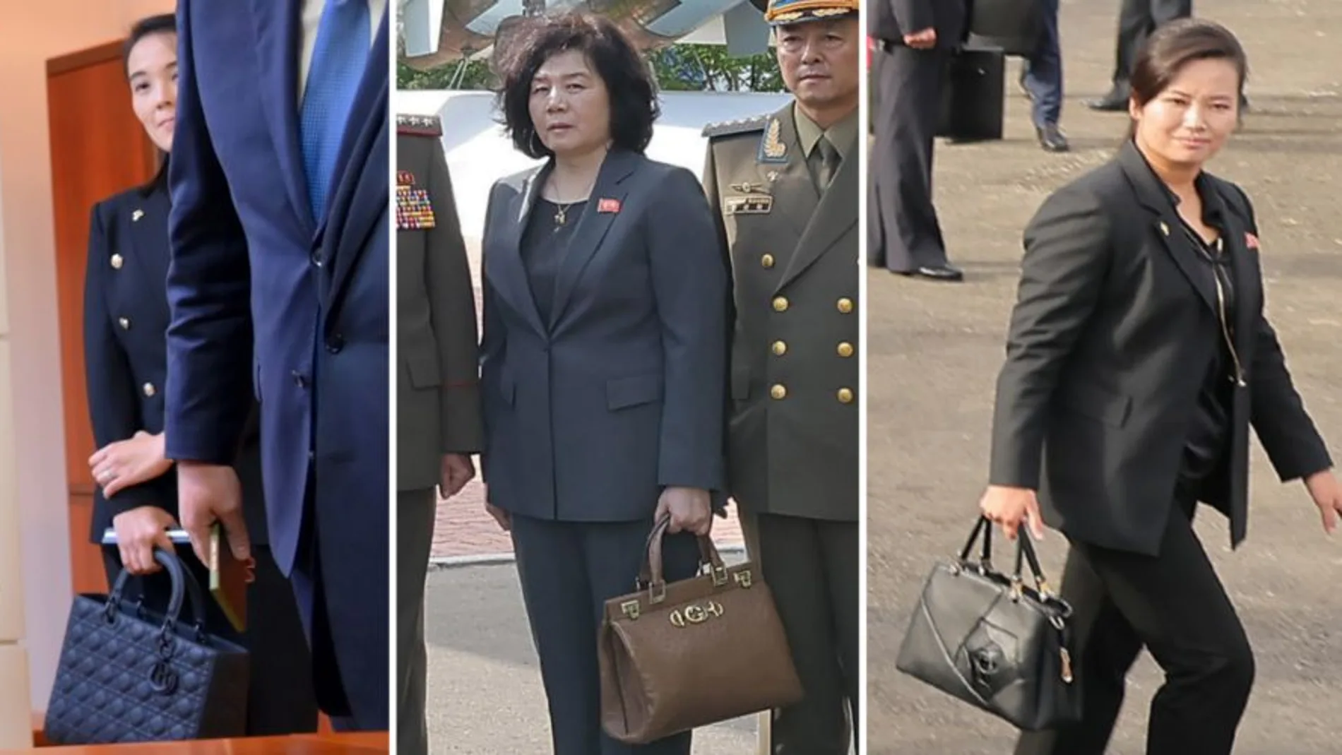 El séquito de Kim en Rusia exhibió bolsos y accesorios de miles de euros
