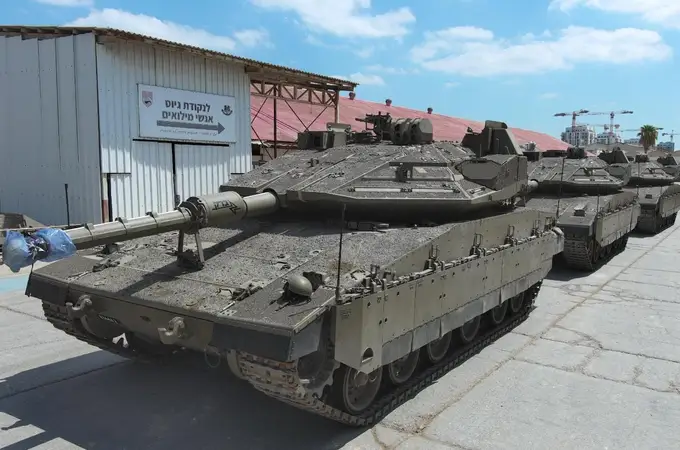 ¿Se estrenará el nuevo carro de combate israelí Merkava IV Barak, uno de los más letales del mundo, en la invasión terrestre de Gaza?