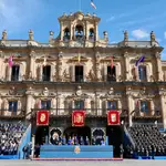 Actos del Día de la Policía en la Plaza Mayor de Salamanca
