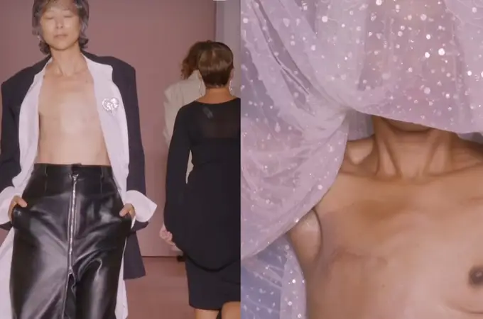 Mujeres recuperadas de cáncer de mama inauguran la Fashion Week de Milán
