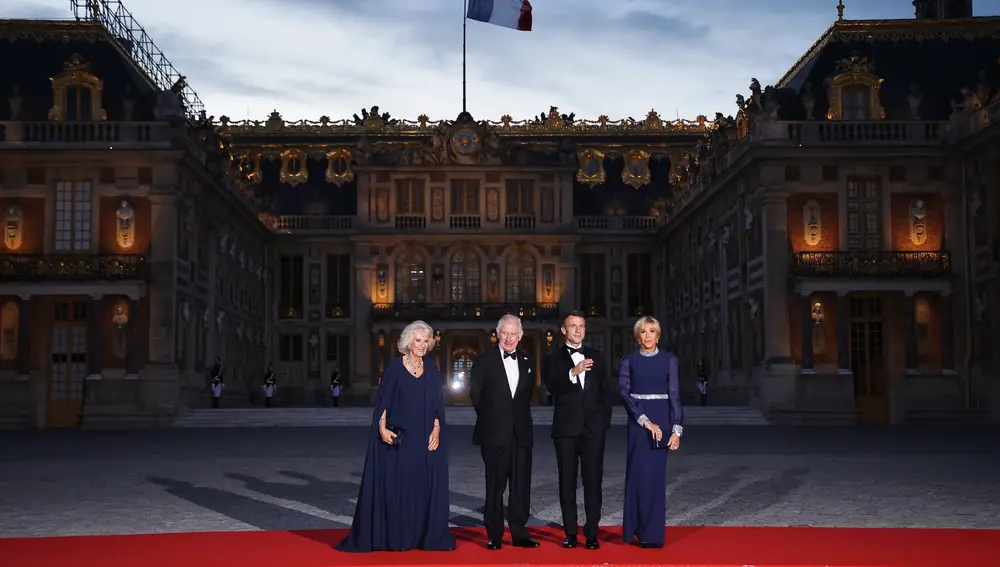 State dinner for King Charles and Queen Camilla at Versailles Castle