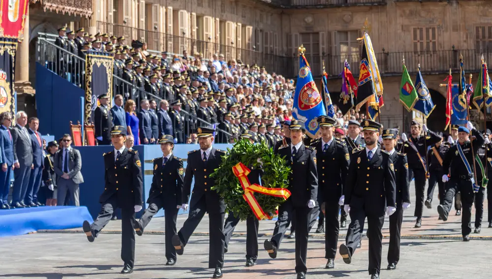 Actos del Día de la Policía en Salamanca