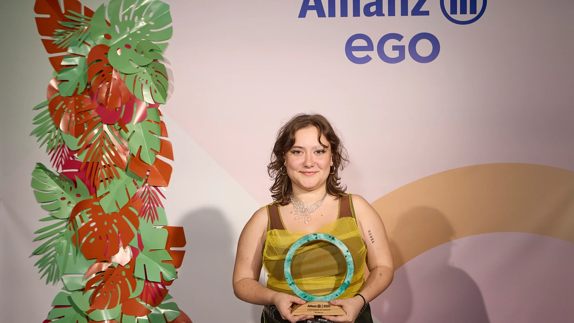 Amara Caruncho, ganadora del premio Allianz EGO Confidence in Fashion en la MBFW de Madrid