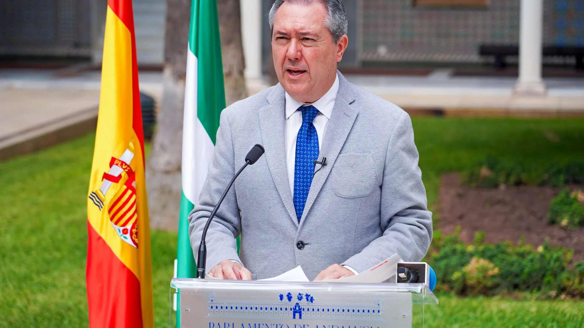 El líder del PSOE-A, Juan Espadas