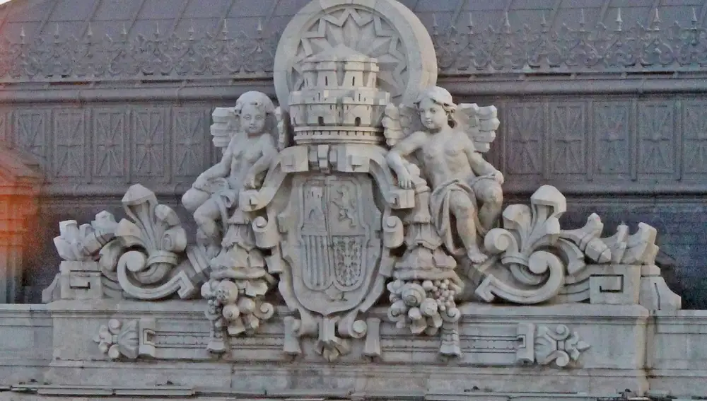 Escudo republicano en el Banco de España