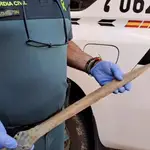 Espada tartésica recuperada por la Guardia Civil