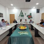 La consejera de Agua, Sara Rubira, reunida con la Junta Directiva de Asaja-Murcia