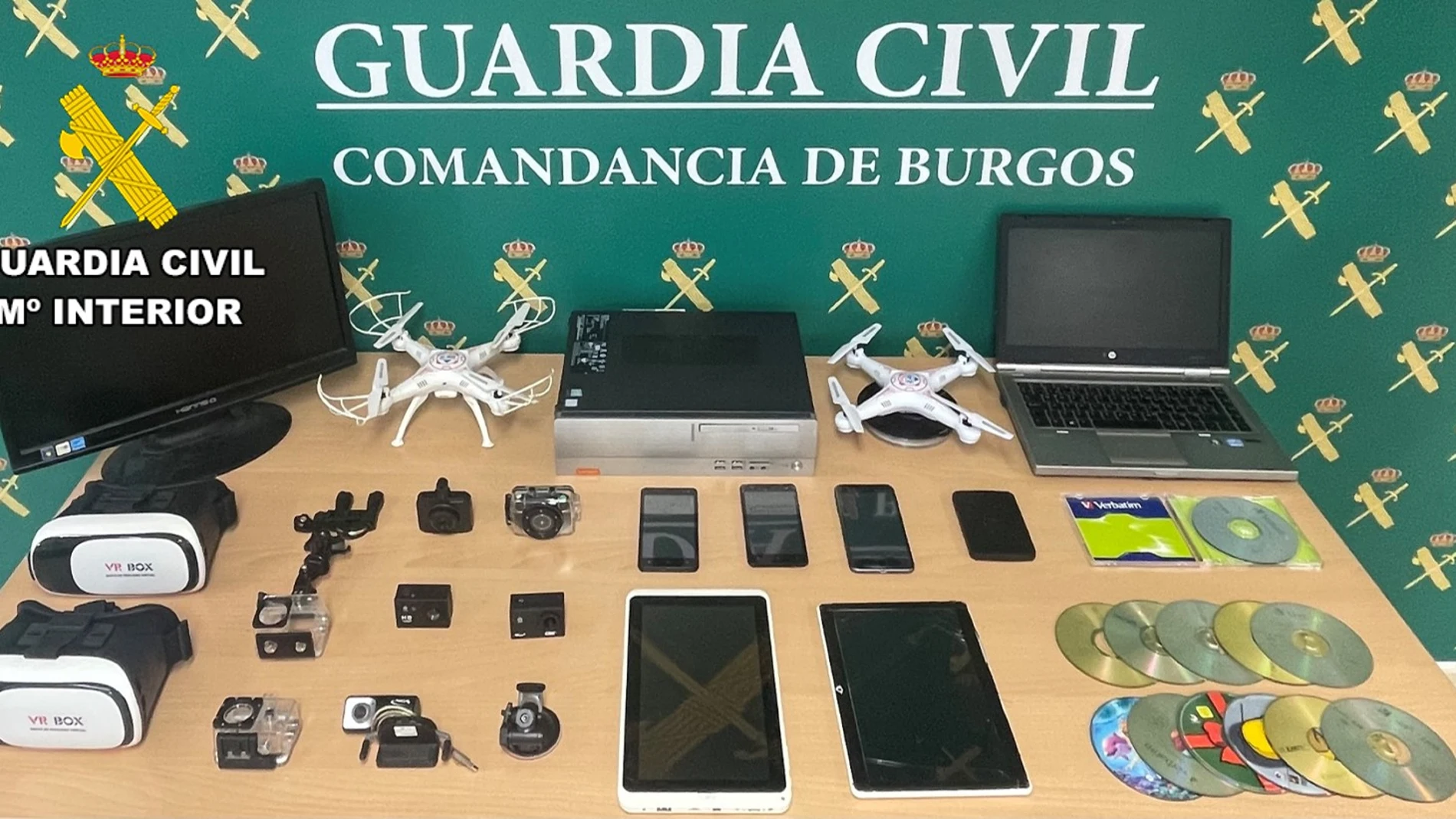 Encuentran pornografía infantil en el móvil de un encarcelado por drogas en Burgos