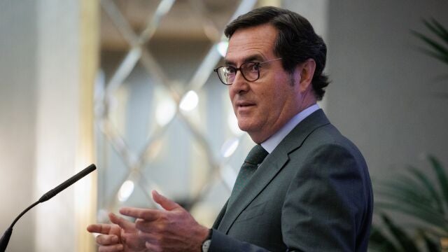 El presidente de la CEOE, Antonio Garamendi