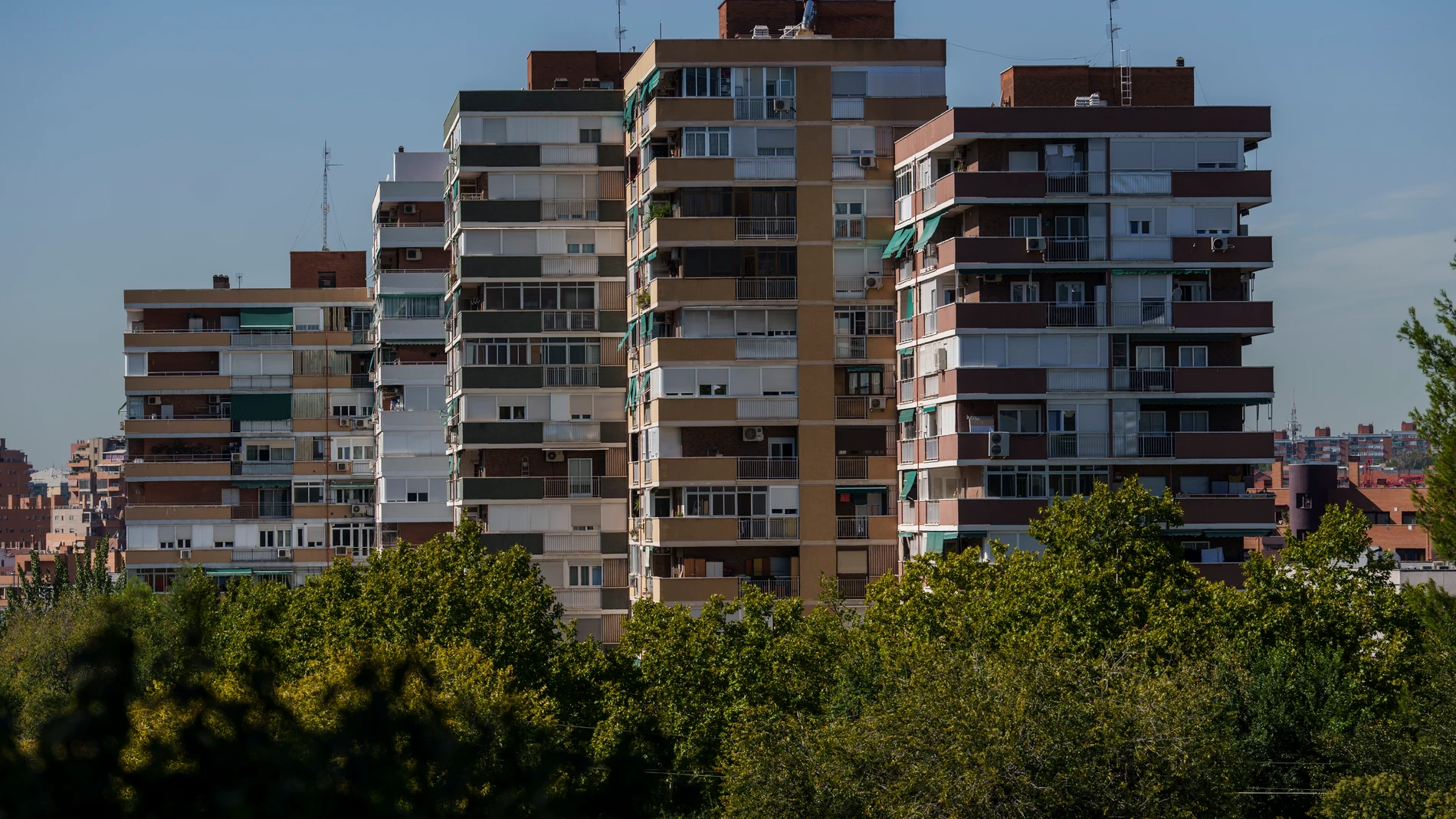 Bloques de viviendas de Madrid