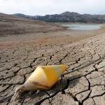 El embalse de La Viñuela, en la Axarquía malagueña, está padeciendo especialmente los efectos de la sequía